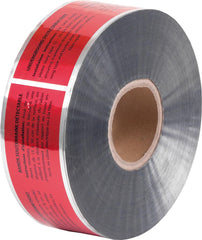 TAŚMA OSTRZEGAWCZA WYKRYWALNA METALAMI, POLIETYLEN/ALUMINIUM, 300M X 75MM