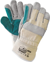 GANTS DE TRAVAIL RENFORCÉS EN CUIR DE BOVIN – ULTRA RÉSISTANTS