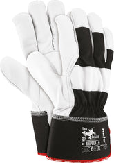 GANTS DE PROTECTION EN CUIR DE CHÈVRE AVEC MANCHETTE RENFORCÉE
