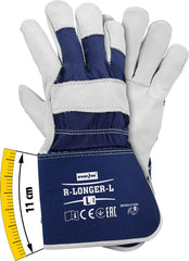 HEAVY-DUTY COWHIDE WORK GLOVES FOR INDUSTRIAL USE