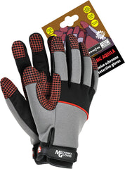 HIGH-PERFORMANCE SILICONE-GRIP SYNTHETIC LEATHER GLOVES