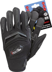 GANTS DE TRAVAIL RENFORCÉS EN NÉOPRÈNE ET CUIR SYNTHÉTIQUE