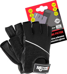 GANTS RENFORCÉS EN CUIR DE BOVIN ET NÉOPRÈNE AVEC FERMETURE VELCRO