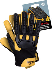 GANTS DE TRAVAIL RENFORCÉS EN CUIR DE CHÈVRE ET SPANDEX