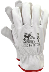DURABLE COWHIDE LEATHER WORK GLOVES FOR CONSTRUCTION & INDUSTRY