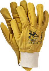 DURABLE GOAT LEATHER WORK GLOVES FOR MECHANICAL & CONSTRUCTION USE