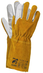 RĘKAWICE SPAWALNICZE Z KEVLAREM: ODPORNE NA CIEPŁO I ZUŻYCIE