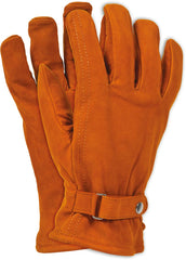 FULL-PALM INSULATED CALFSKIN GLOVES WITH POLAR FLEECE LINING