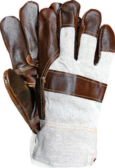 OCIEPLANE RĘKAWICE ROBOCZE ZE SKÓRY BYDLĘCEJ DO PRAC MECHANICZNYCH