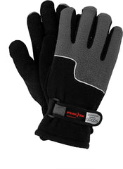 OCIEPLANE RĘKAWICE OCHRONNE Z POLARU Z ZAPIĘCIEM NA RZEP