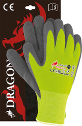 RĘKAWICE OCHRONNE OCIEPLANE Z PODWÓJNĄ WARSTWĄ I POWŁOKĄ LATEKSOWĄ