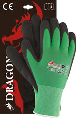 RĘKAWICE OCHRONNE OCIEPLANE Z PODWÓJNĄ WARSTWĄ I POWŁOKĄ LATEKSOWĄ