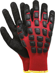 INDUSTRIAL GRADE LATEX COATED COTTON-POLYESTER GLOVES WITH ENHANCED PROTECTION