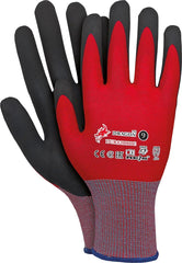 NITRILE FOAM COATED WORK GLOVES, HIGH ABRASION RESISTANCE