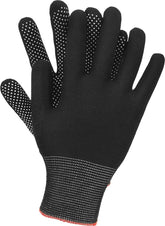 POLYESTER WORK GLOVES WITH PVC DOTTED PALM FOR ENHANCED GRIP