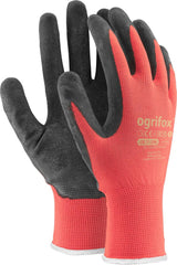 LATEX COATED ULTRA-FLEX POLYESTER GLOVES, 13 GAUGE, OGRIFOX