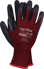 DURABLE LATEX-COATED CONSTRUCTION & TRANSPORT GLOVES WITH CUFF