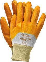 NITRILE COATED MECHANIC GLOVES WITH KNITTED CUFF – LIGHTWEIGHT & DURABLE