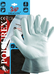 FLEXIBLE NYLON POLYURETHANE-COATED GLOVES WITH EN388 & EN420 COMPLIANCE