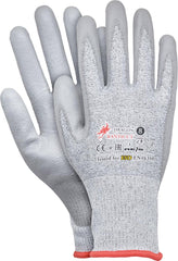 ESD SAFETY GLOVES WITH CARBON & GLASS FIBER, PU COATED