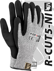 NITRILE-COATED HDPE YARN GLOVES, HIGH CUT & WEAR RESISTANCE