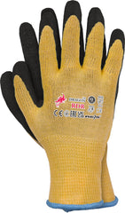 HIGH DURABILITY LATEX COATED WORK GLOVES WITH ENHANCED GRIP