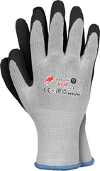 HIGH DURABILITY LATEX COATED WORK GLOVES WITH ENHANCED GRIP