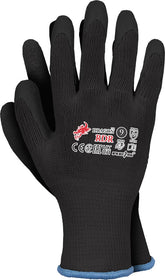 HIGH DURABILITY LATEX COATED WORK GLOVES WITH ENHANCED GRIP