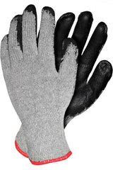 DURABLE RUBBER-COATED KNIT GLOVES WITH RIBBED CUFF FOR CONSTRUCTION & TRANSPORT