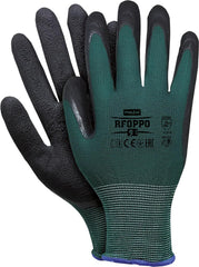 DURABLE LATEX-COATED POLYESTER GLOVES FOR CONSTRUCTION & TRANSPORT