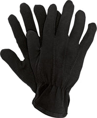 MEN'S COTTON WORK GLOVES WITH PVC GRIP DOTS