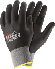 NITRILE FOAM COATED NYLON-POLYESTER WORK GLOVES