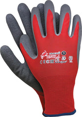 LATEX-COATED NYLON GLOVES WITH ENHANCED GRIP AND DURABILITY