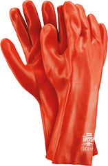 DURABLE PVC PROTECTIVE GLOVES WITH EXTENDED WRIST COVERAGE, 35CM