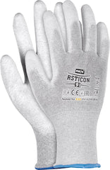 RĘKAWICE OCHRONNE ESD DLA ELEKTRONIKI, POWLEKANE POLIURETANEM