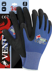 RĘKAWICE OCHRONNE NITRYLOWE COOLMAX® Z WYKOŃCZENIEM SANDY FINISH