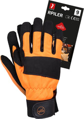 RĘKAWICE OCHRONNE DLA OPERATORÓW PILAREK ŁAŃCUCHOWYCH Z WZMOCNIENIAMI EVA