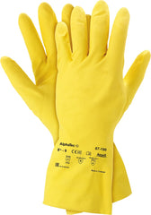 ALPHATEC 87-190 LATEX PROTECTIVE GLOVES WITH COTTON LINING