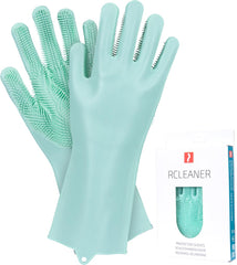 SILIKON-SCHUTZHANDSCHUHE MIT RUTSCHFESTER STRUKTUR UND AUFHÄNGEVORRICHTUNG