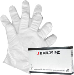 GANTS HYGIÉNIQUES EN POLYÉTHYLÈNE, JETABLES, PACK DE 100