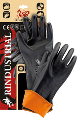 EXTENDED CUFF NATURAL LATEX SAFETY GLOVES FOR ELBOW PROTECTION