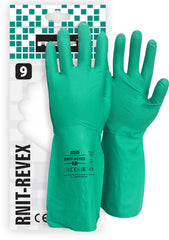 GANTS NITRILE RÉSISTANTS, PROTECTION AVANT-BRAS - REIS