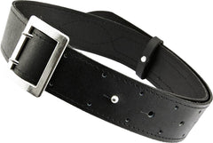 OFFIZIER-GÜRTEL AUS LEDER MIT DOPPELSPRANG-SCHNALLE