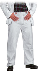 HIGH-GRADE WELDER'S LEATHER TROUSERS WITH VELCRO WAIST