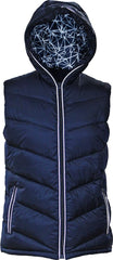 GILET CHAUD À CAPUCHE POUR HOMME AVEC POCHES ZIPPÉES