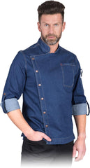 VESTE DE CHEF EN JEAN À MANCHES LONGUES REIS