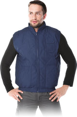 GILET DE TRAVAIL ISOLÉ EN POLYESTER ET COTON POUR PROFESSIONNELS