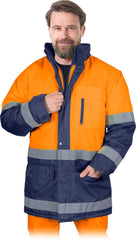 REFLEKTIERENDE WINTERARBEITSJACKE MIT POLYESTER-ISOLIERUNG
