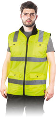GILET CHAUFFANT RÉFLÉCHISSANT POUR HOMMES, IDÉAL POUR TRAVAUX EXTÉRIEURS