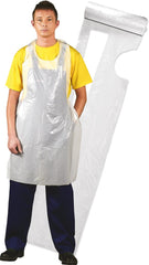 FARTUCH FOLIOWY Z POLIETYLENU, ZAPIĘCIE NA SZYI I WIĄZANIE Z TYŁU